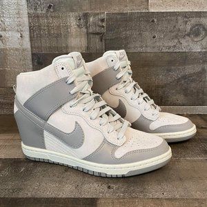 white nike wedge sneakers
